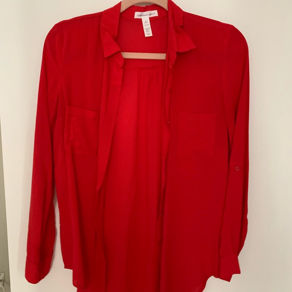 Ambiance Apparel button down blouse